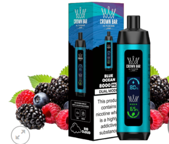 AL FAKHER CROWN BAR 8000 PRO DUAL MODE DISPOSABLE